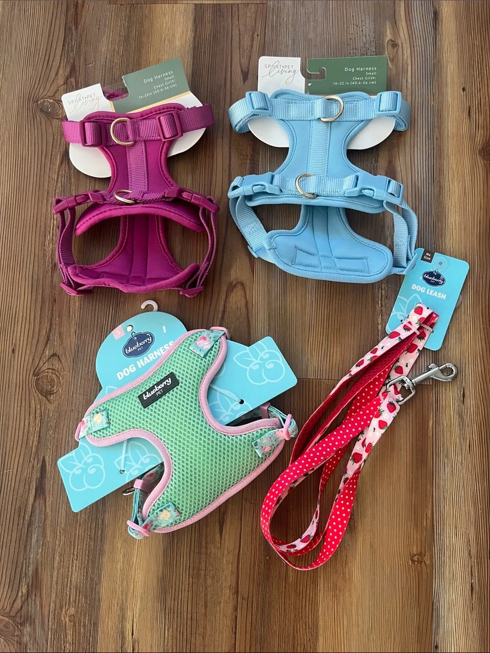 Small dog harness bundle